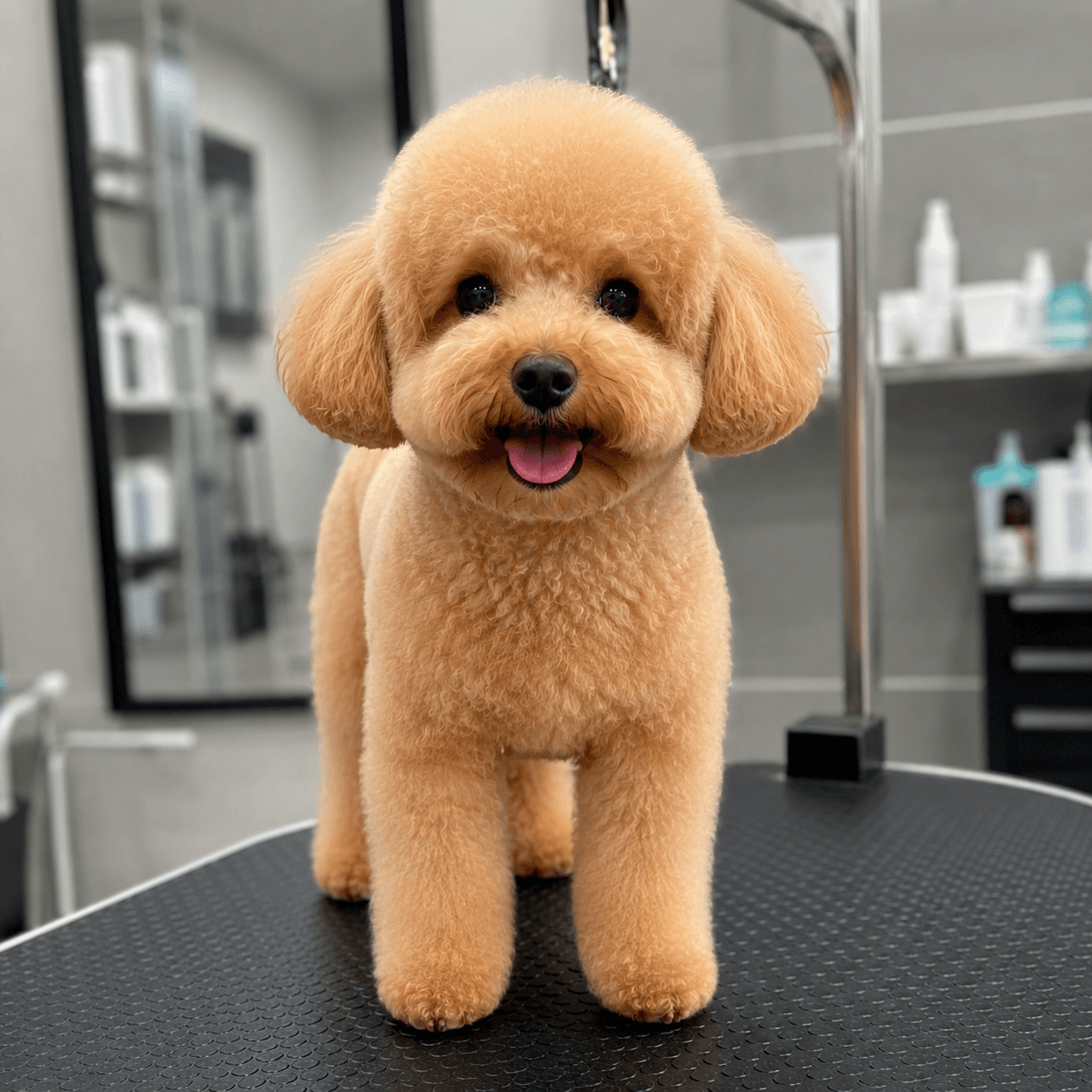 Poodle / Caniche después del grooming