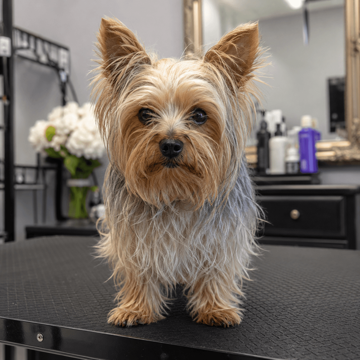 Yorkshire antes del grooming
